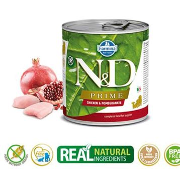 N&D Tavuk ve Narlı Yavru Köpek Konservesi 285 gr