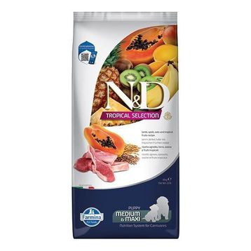 N&D Tropical Selection Kuzu Etli ve Tropikal Meyveli 10 kg Orta ve Büyük Irk Yavru Köpek Maması