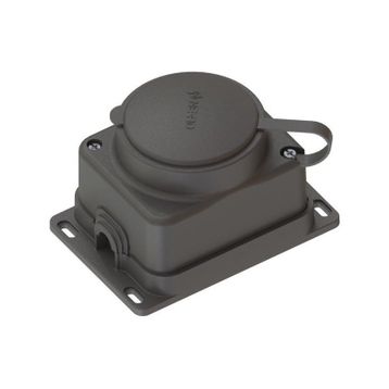 Ne-Ad 4003 1x16 Kauçuk Duvar Prizi