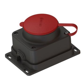 Ne-Ad 4007 3x25A Kauçuk Duvar Prizi