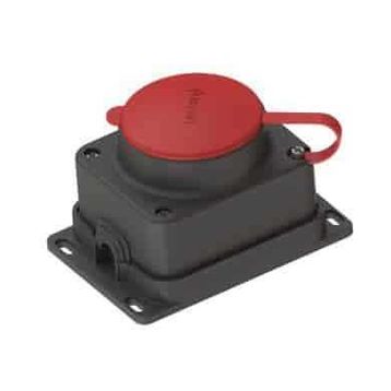 Ne-Ad 4007 3x25A Kauçuk Duvar Prizi