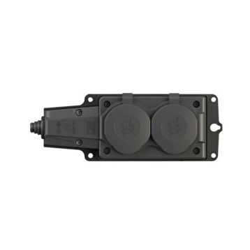 Ne-Ad 4102 1x16A 2'li Kauçuk Grup Priz