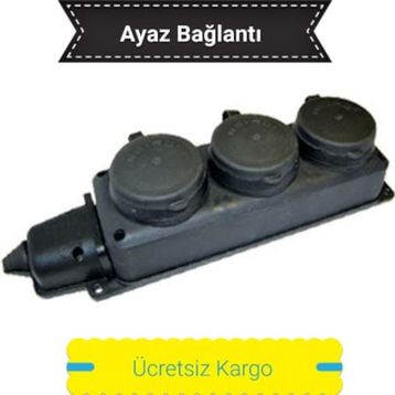 Ne-Ad Kapaklı 3'lü Priz