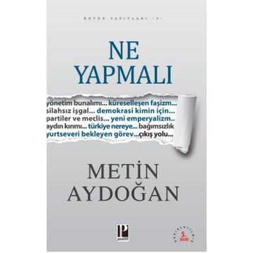 NE YAPMALI - METIN AYDOĞAN
