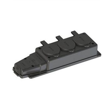 Nead IP44 1x16A Kauçuk Üçlü Grup Priz