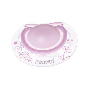 Neavita 0 Ay+ Ortodontik Desenli Emzik Pembe