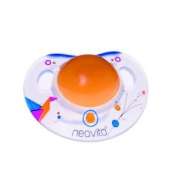 Neavita 0 Ay+ Ortodontik Desenli Emzik Turuncu