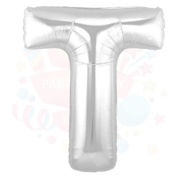 Nedi 01361 T 40 Harf Gümüş Folyo Balon