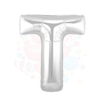 Nedi 01361 T 40 Harf Gümüş Folyo Balon