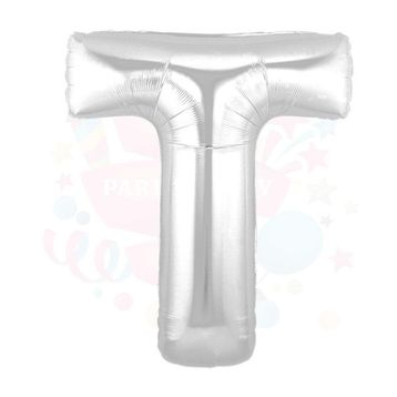 Nedi 01361 T 40 Harf Gümüş Folyo Balon