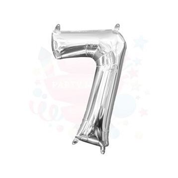 Nedi 10768 7 40 Rakam Gümüş Folyo Balon