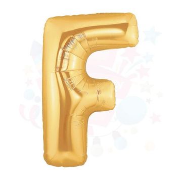 Nedi 40 Harf Altın F Balon Folyo