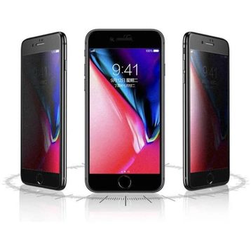 Nefertiya iPhone 12 Pro Max Uyumlu Hayalet Ekran Gizli Tam Kaplayan Kırılmaz Cam Seramik Ekran Koruyucu Film