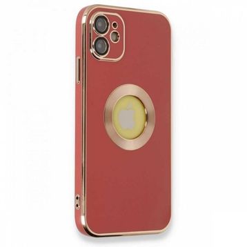 Nefertiya iPhone 12 Store Kırmızı Silikon Kılıf