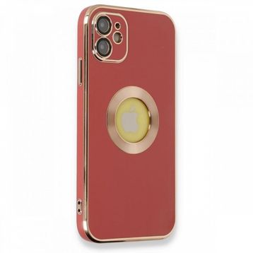 Nefertiya iPhone 12 Store Kırmızı Silikon Kılıf