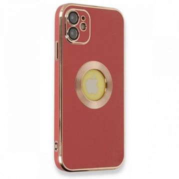 Nefertiya iPhone 12 Store Kırmızı Silikon Kılıf