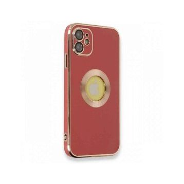 Nefertiya iPhone 12 Store Kırmızı Silikon Kılıf