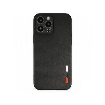 Nefertiya iPhone 13 Pro Loop Siyah Deri Silikon Kılıf