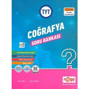Nego Yayınları TYT AYT Coğrafya Soru Bankası
