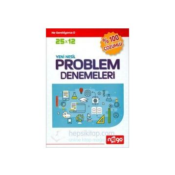 Nego YKS Yeni Nesil 25x12 Problem Denklemleri - kollektif