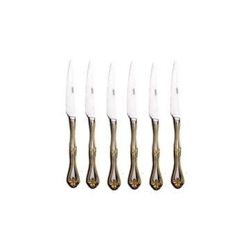 Nehir Lalezar Gold 6'lı Yemek Bıçağı
