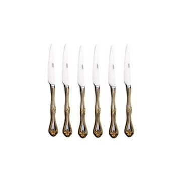 Nehir Lalezar Gold 6'lı Yemek Bıçağı