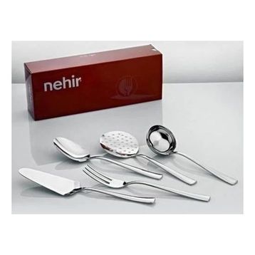Nehir Sahra Sade 5 Parça Servis Takımı