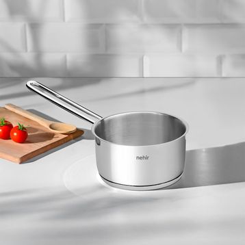 Nehir Silver 14 CM Kapaksız Çelik Sosluk