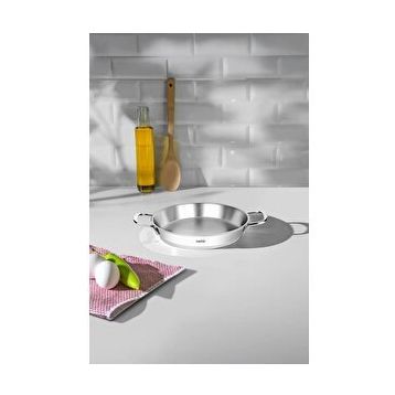 Nehir Silver Çelik 18 cm Kapaksız Omlet Sahan