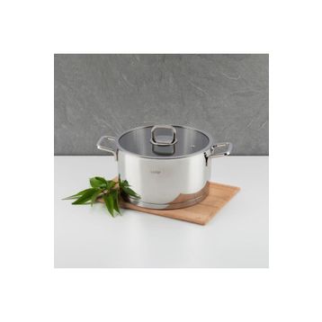Nehir Trend Silver 22 cm Çelik Derin Tencere