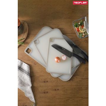 Neoflam Fika 3 Parça Bej Kesme Tahtası