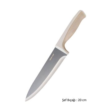 Neoflam Fika Bej Microban 20 cm Şef Bıçağı