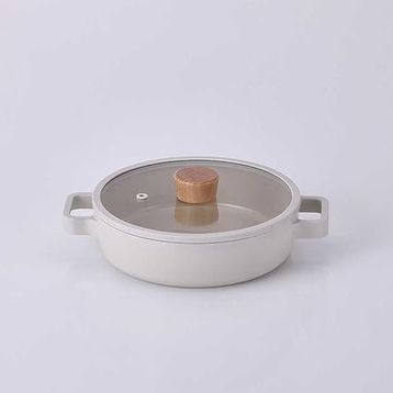 Neoflam Fika Cam Kapaklı Alüminyum 20 cm Döküm Sahan