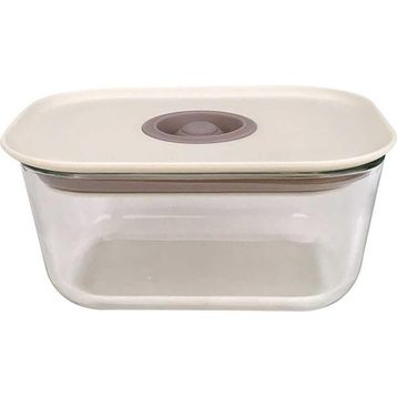 Neoflam Fika Clik Dikdörtgen 470 ml Bej Saklama Kabı