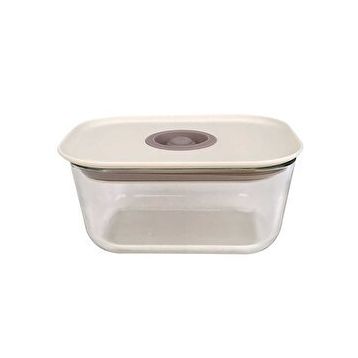 Neoflam Fika Clik Dikdörtgen 470 ml Bej Saklama Kabı