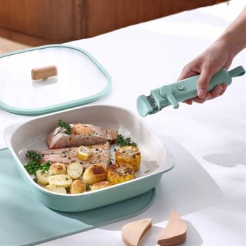 Neoflam Fika Comfort Yeşil Seramik Tencere Tava Seti