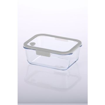 Neoflam Fika Glace Vakumlu Cam 1200 ml Gri Saklama Kabı