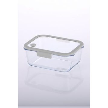Neoflam Fika Glace Vakumlu Cam 1900 ml Gri Saklama Kabı