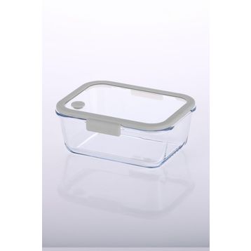 Neoflam Fika Glace Vakumlu Cam 1900 ml Gri Saklama Kabı