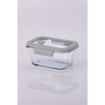 Neoflam Fika Glace Vakumlu Cam 460 ml Gri Saklama Kabı