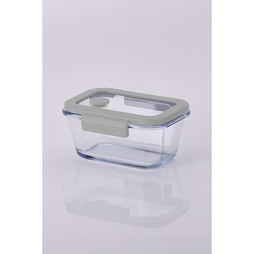 Neoflam Fika Glace Vakumlu Cam 460 ml Gri Saklama Kabı