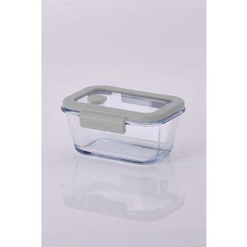 Neoflam Fika Glace Vakumlu Cam 460 ml Gri Saklama Kabı