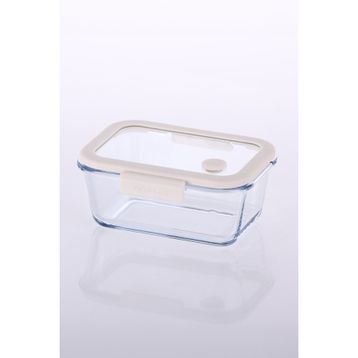 Neoflam Fika Glace Vakumlu Cam 800 ml Bej Saklama Kabı