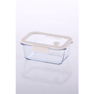 Neoflam Fika Glace Vakumlu Cam 800 ml Bej Saklama Kabı
