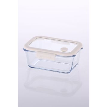 Neoflam Fika Glace Vakumlu Cam 800 ml Bej Saklama Kabı