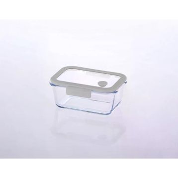 Neoflam Fika Glace Vakumlu Cam 800 ml Gri Saklama Kabı