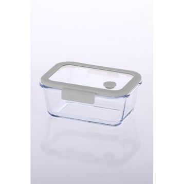 Neoflam Fika Glace Vakumlu Cam 800 ml Gri Saklama Kabı