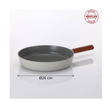 Neoflam Fika Gri 3 Parça Pratik 26 cm Tava ve Tencere Seti