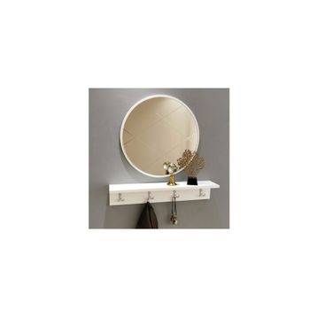 Neostill Baklava Bronz Aynalı Vestiyer Portmanto Askılık Dresuar