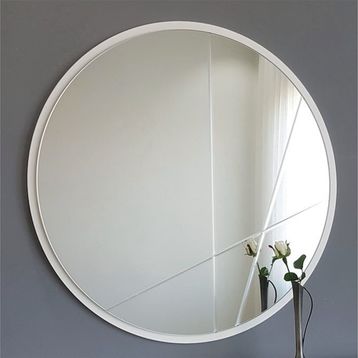 Neostill Modern Desen 60 cm Yuvarlak Dekoratif Ayna